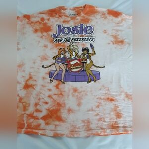 Josie and the Pussycats Orange Tie-Dye T-Shirt